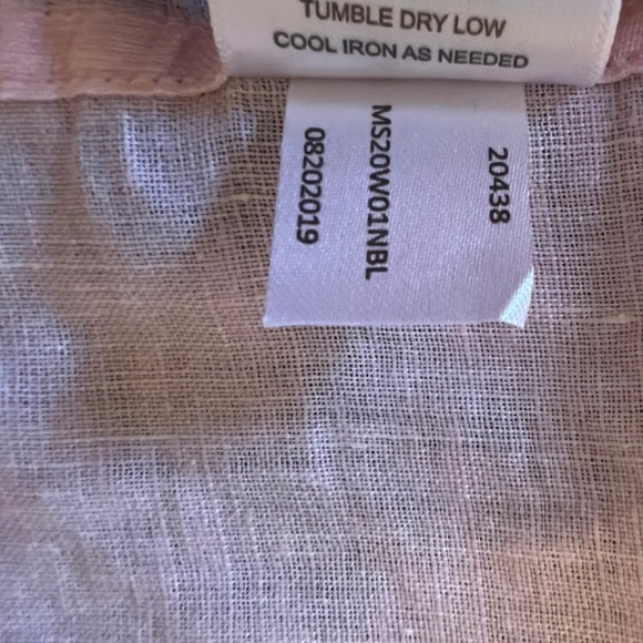 Lot 2 Peter Millar Sardinia Linen-Blend Sport Shirt Men's XXL Blue Lapis & Pink - Picture 8 of 16